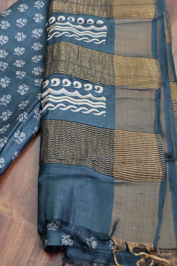 Tussar Silk Saree | Designer Sarees online in the USA