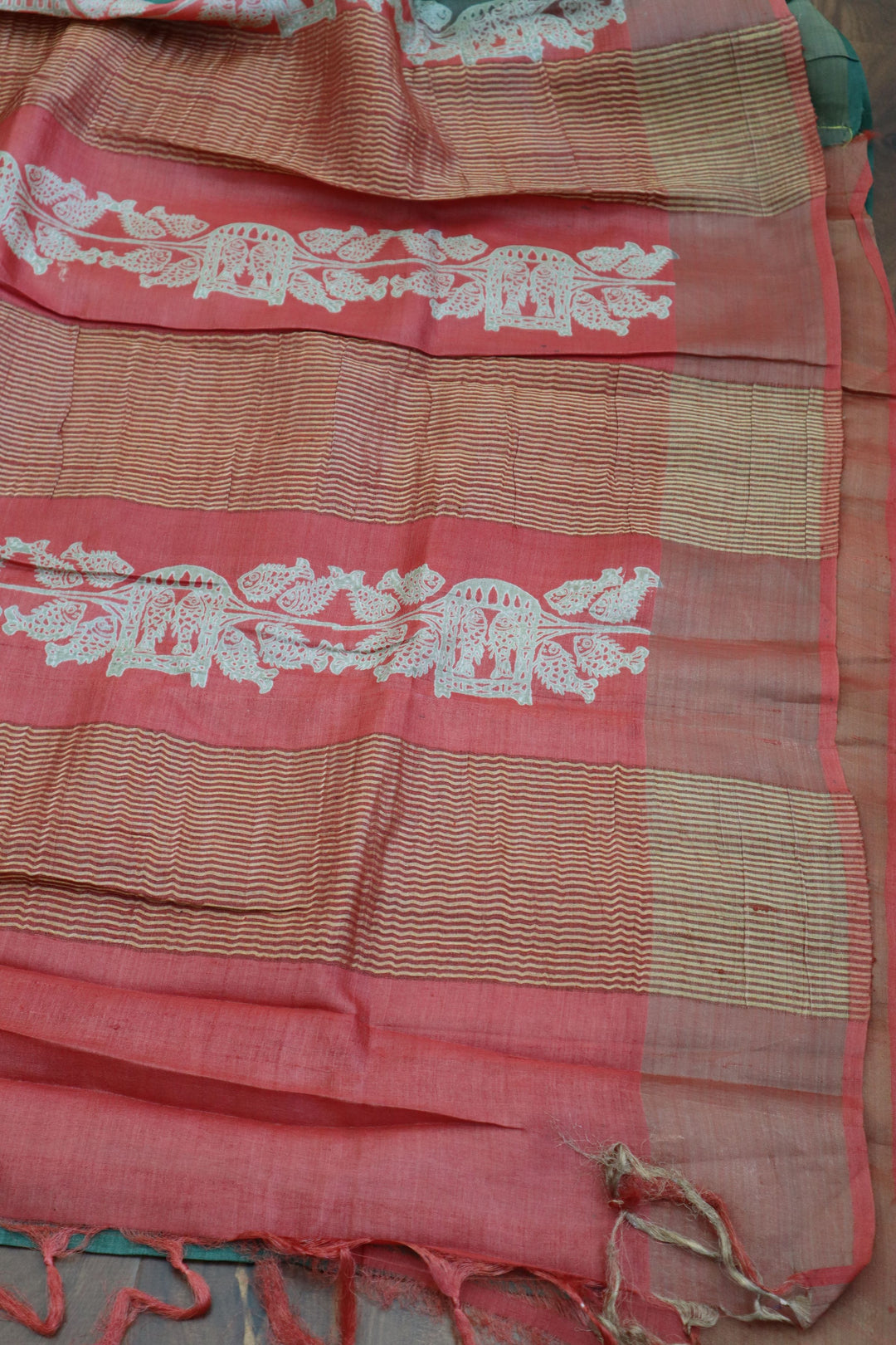 Tussar Silk Saree | Designer Sarees online in the USA