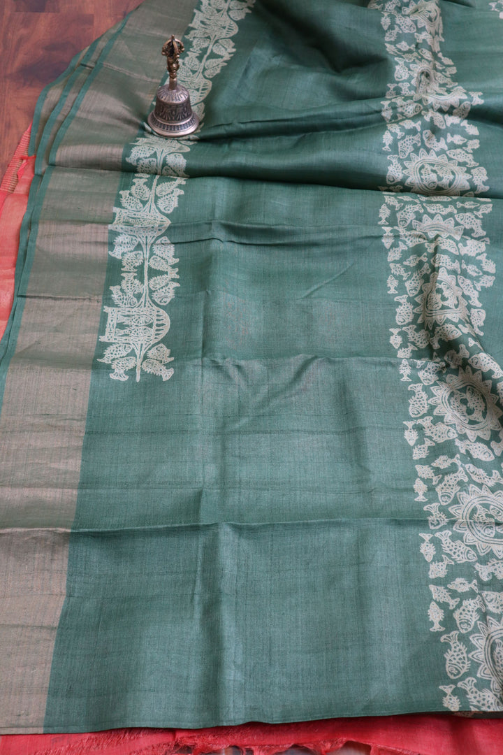 Tussar Silk Saree | Designer Sarees online in the USA