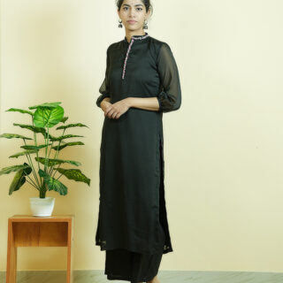 Ladies Kurta Online in USA |Satin Georgette Kurta