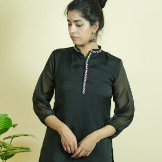 Ladies Kurta Online in USA |Satin Georgette Kurta