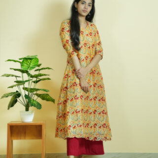 Ladies Kurta Online in USA | Chanderi Silk Kurta