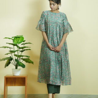 Ladies Kurta Online in USA |Chanderi Silk Kurta 