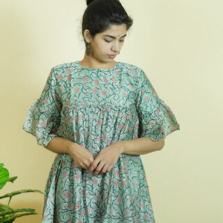 Ladies Kurta Online in USA |Chanderi Silk Kurta