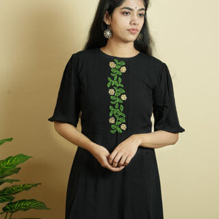 Ladies Kurta Online in USA |Rayon Crape Kurta