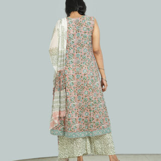 Ladies Kurta Online in USA| Hand Block Printed Cotton Kurta set