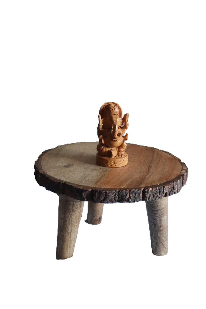 Handcrafted Wooden Ganesha Statue